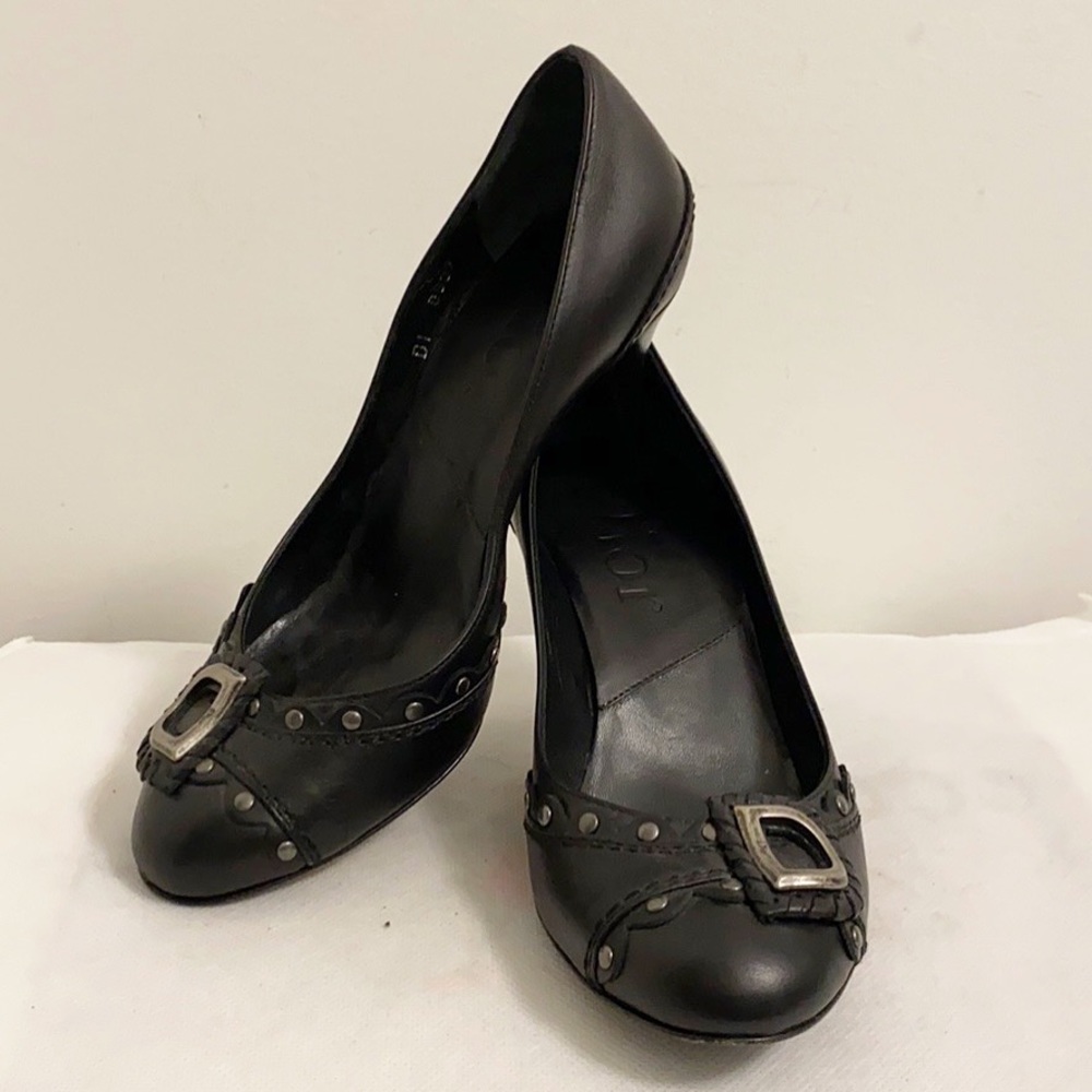 Authentic vintage Dior black heels
